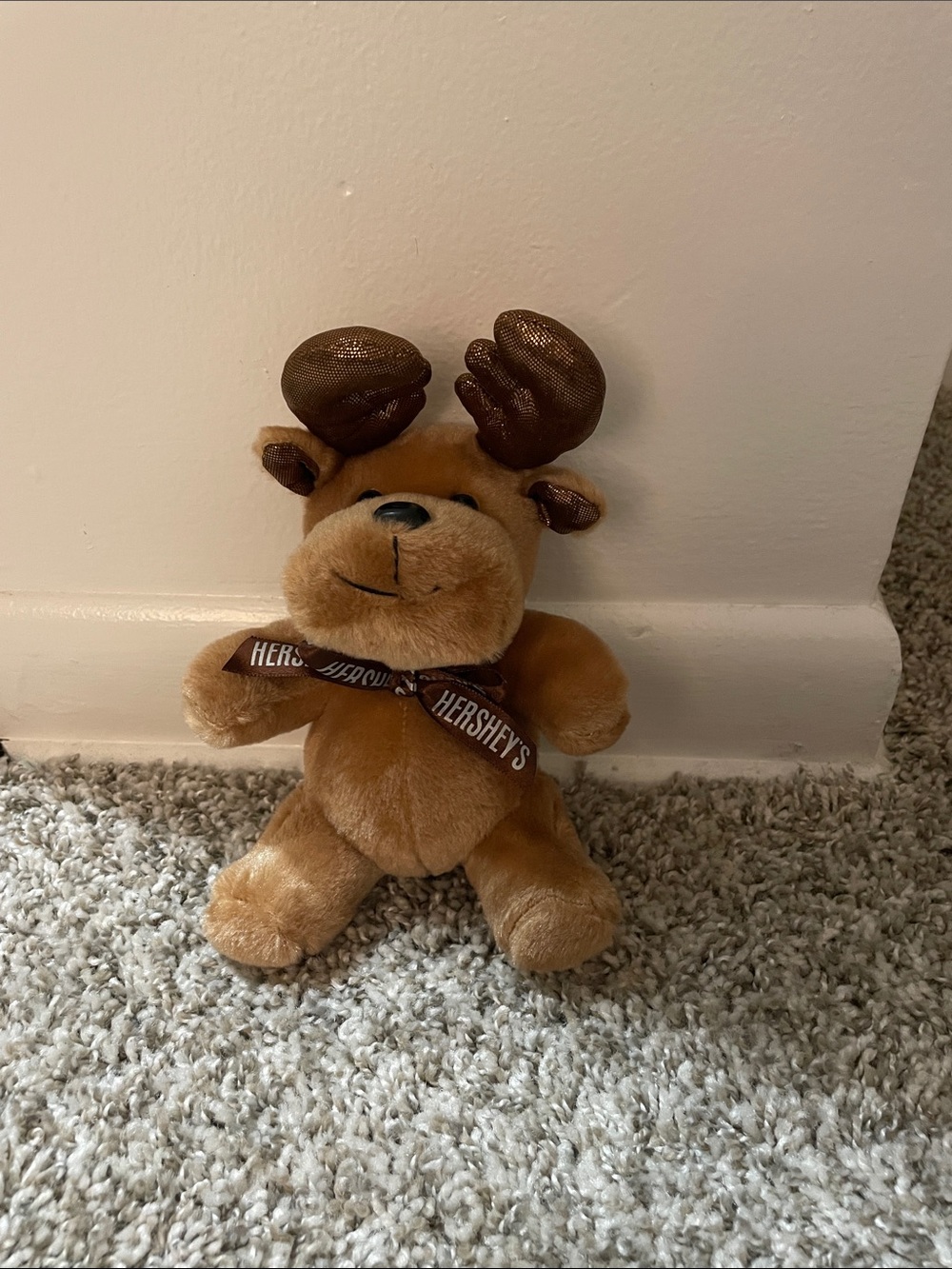 Hershey’s Brown Plush Moose Toy - Soft Kids Stuffed Animal